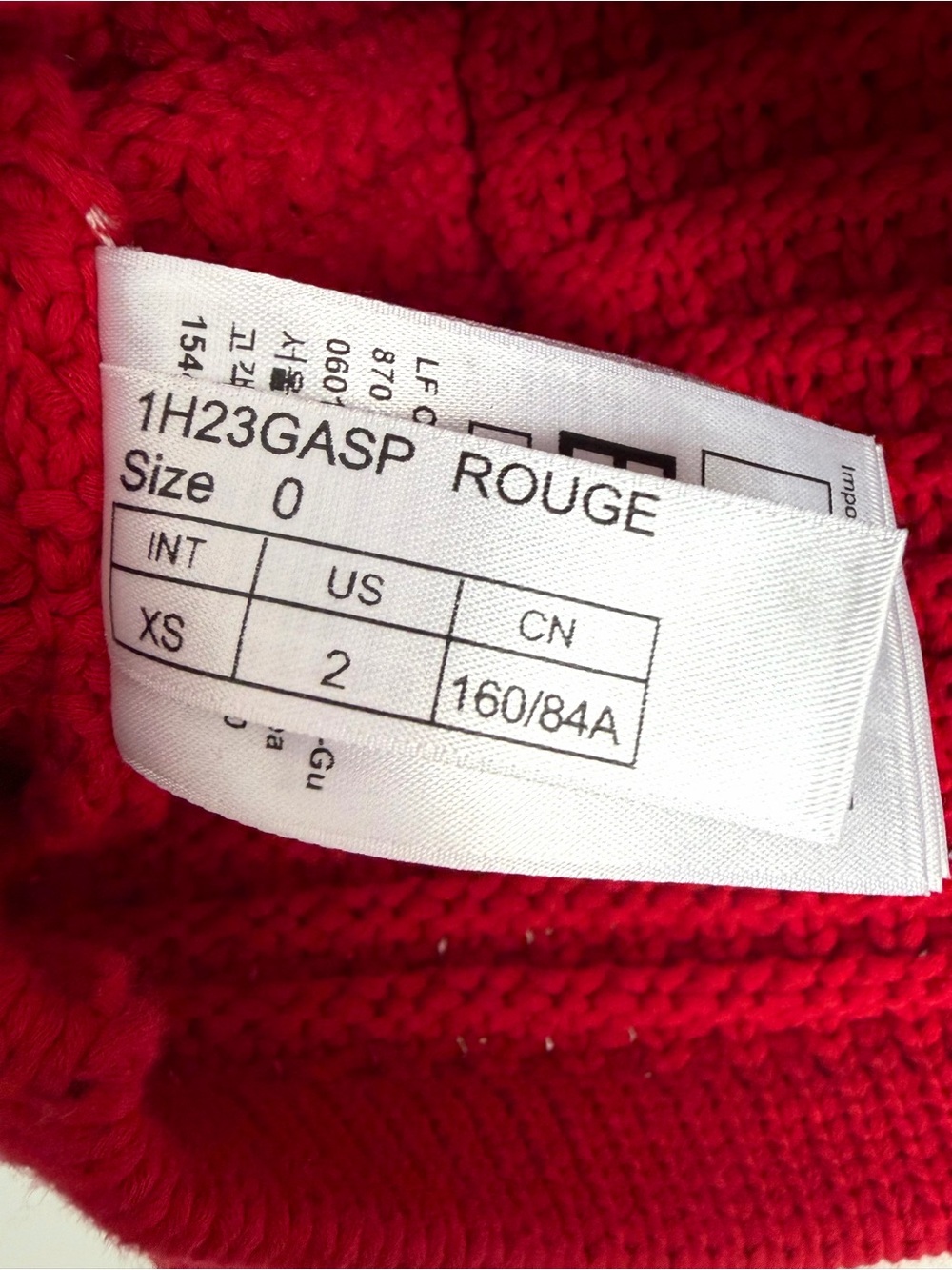 ba&sh - Gaspard Red Textured Cardigan - NWOT - XS - Picture 15 of 15